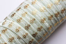 Load image into Gallery viewer, Gold Bees - FOE - Fold Over Elastic - Fantastic Elastic Company