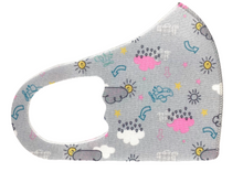 Load image into Gallery viewer, Kids Reusable/Washable Face Mask - Rainy Day - Fantastic Elastic Company