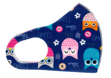 Load image into Gallery viewer, Kids Reusable/Washable Face Mask - Owl - Fantastic Elastic Company