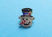 Load image into Gallery viewer, Snowman - Rhinestone Embellishment - Fantastic Elastic Company
