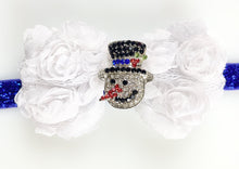 Load image into Gallery viewer, Snowman - Rhinestone Embellishment - Fantastic Elastic Company