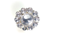 Load image into Gallery viewer, 1" Round Rhinestone Button - Fantastic Elastic Company