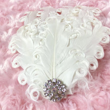 Load image into Gallery viewer, Rhinestone on Feather - Headband - Fantastic Elastic Company