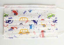 Load image into Gallery viewer, Kids Cars Face Mask - Single - Fantastic Elastic Company