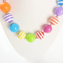 Load image into Gallery viewer, Rainbow - Bubblegum Necklace - Fantastic Elastic Company
