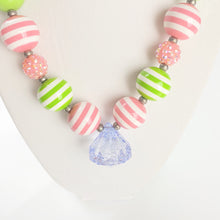 Load image into Gallery viewer, Sassy In Stripes - Bubblegum Necklace - Fantastic Elastic Company