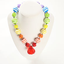 Load image into Gallery viewer, Rainbow - with Gem - Bubblegum Necklace - Fantastic Elastic Company