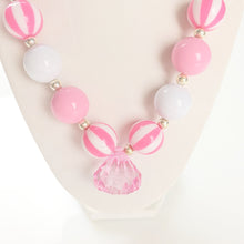 Load image into Gallery viewer, Circus Pink - Bubblegum Necklace - Fantastic Elastic Company