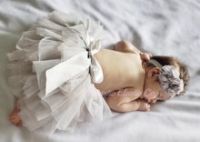 Load image into Gallery viewer, Gray Baby Tutu - 4 Layer Tulle Lace -  Fantastic Elastic Company

