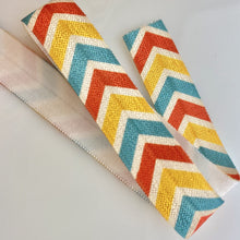 Load image into Gallery viewer, Chevron Soft Print - Indian Summer - FOE - Fold Over Elastic - Fantastic Elastic Company