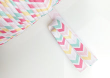 Load image into Gallery viewer, Chevron Soft Print - Spring Carnival - FOE - Fold Over Elastic - Fantastic Elastic Company