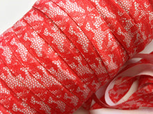 Load image into Gallery viewer, Lace Soft Pattern Elastic - FOE - Fold Over Elastic - Fantastic Elastic Company