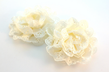 Load image into Gallery viewer, Eyelet Flowers - 2 Flowers -  Fantastic Elastic Company
