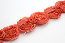 Load image into Gallery viewer, Petite Shabby Bow Trims - 1/2 Yard Trim - Fantastic Elastic Company