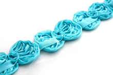 Load image into Gallery viewer, Petite Shabby Bow Trims - 1/2 Yard Trim - Fantastic Elastic Company