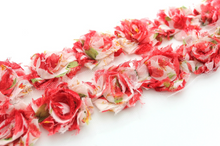Load image into Gallery viewer, Petite Shabby Flower Trims (Patterns) - 1/2 Yard Trim - Fantastic Elastic Company