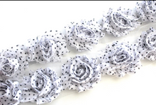 Load image into Gallery viewer, Petite Shabby Flower Trims (Patterns) - 1/2 Yard Trim - Fantastic Elastic Company