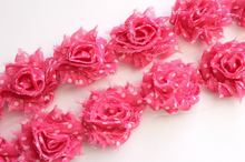 Load image into Gallery viewer, Petite Shabby Flower Trims (Patterns) - 1/2 Yard Trim - Fantastic Elastic Company