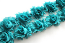 Load image into Gallery viewer, Petite Shabby Flower Trims (Solid Colors) - 1/2 Yard Trim - Fantastic Elastic Company