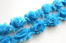 Load image into Gallery viewer, Petite Shabby Flower Trims (Solid Colors) - 1/2 Yard Trim - Fantastic Elastic Company