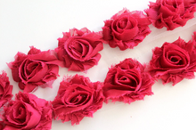 Load image into Gallery viewer, Petite Shabby Flower Trims (Solid Colors) - 1/2 Yard Trim - Fantastic Elastic Company