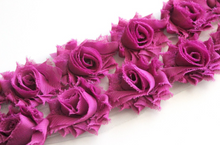Load image into Gallery viewer, Petite Shabby Flower Trims (Solid Colors) - 1/2 Yard Trim - Fantastic Elastic Company