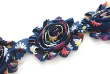 Load image into Gallery viewer, Shabby Rose Flower Trims (Patterns: Misc) - 1/2 Yards - Fantastic Elastic Company