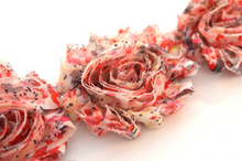 Load image into Gallery viewer, Shabby Rose Flower Trims (Patterns: Misc) - 1/2 Yards - Fantastic Elastic Company