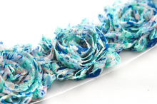 Load image into Gallery viewer, Shabby Rose Flower Trims (Patterns: Misc) - 1/2 Yards - Fantastic Elastic Company