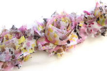 Load image into Gallery viewer, Shabby Rose Flower Trims (Patterns: Misc) - 1/2 Yards - Fantastic Elastic Company