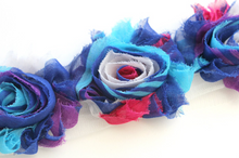 Load image into Gallery viewer, Shabby Rose Flower Trims (Patterns: Misc) - 1/2 Yards - Fantastic Elastic Company