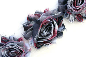 Shabby Rose Flower Trims (Patterns: Misc) - 1/2 Yards -  Fantastic Elastic Company