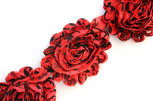 Load image into Gallery viewer, Shabby Rose Flower Trims (Patterns: Misc) - 1/2 Yards - Fantastic Elastic Company