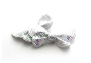 Small Sequin Butterfly Bows - 2 Bows -  Fantastic Elastic Company