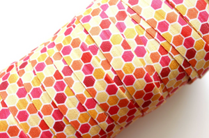 Orange Honeycomb - FOE - Fold Over Elastic -  Fantastic Elastic Company
