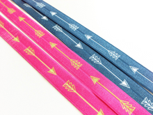 Load image into Gallery viewer, Dark Steel Arrows - FOE - Fold Over Elastic - Fantastic Elastic Company