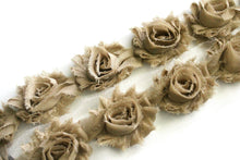 Load image into Gallery viewer, Petite Shabby Flower Trims (Solid Colors) - 1/2 Yard Trim - Fantastic Elastic Company