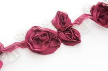 Load image into Gallery viewer, Silver Leaf Trio Flowers - 2 Flowers -  Fantastic Elastic Company
