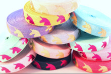 Load image into Gallery viewer, Unicorn - FOE - Fold Over Elastic - Fantastic Elastic Company