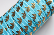 Load image into Gallery viewer, Unicorn - FOE - Fold Over Elastic - Fantastic Elastic Company
