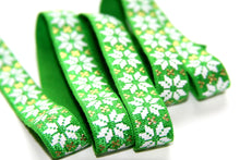 Load image into Gallery viewer, Snowflake Fair Isle - FOE - Fold Over Elastic - Fantastic Elastic Company