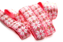 Load image into Gallery viewer, Snowflake Fair Isle - FOE - Fold Over Elastic - Fantastic Elastic Company