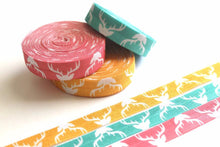 Load image into Gallery viewer, Oh Deer Heads - FOE - Fold Over Elastic -  Fantastic Elastic Company
