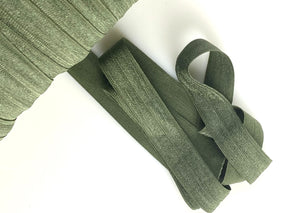 Army Green - FOE - Fold Over Elastic -  Fantastic Elastic Company