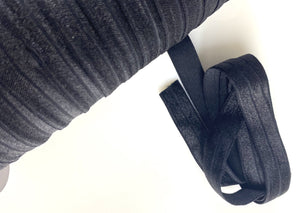 Jet Black - FOE - Fold Over Elastic -  Fantastic Elastic Company