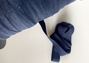 Midnight Blue - FOE - Fold Over Elastic -  Fantastic Elastic Company