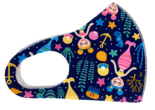 Load image into Gallery viewer, Kids Reusable/Washable Face Mask - Under the Sea -  Fantastic Elastic Company
