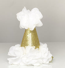 Load image into Gallery viewer, White - 1st. Birthday Party Hat -  Fantastic Elastic Company
