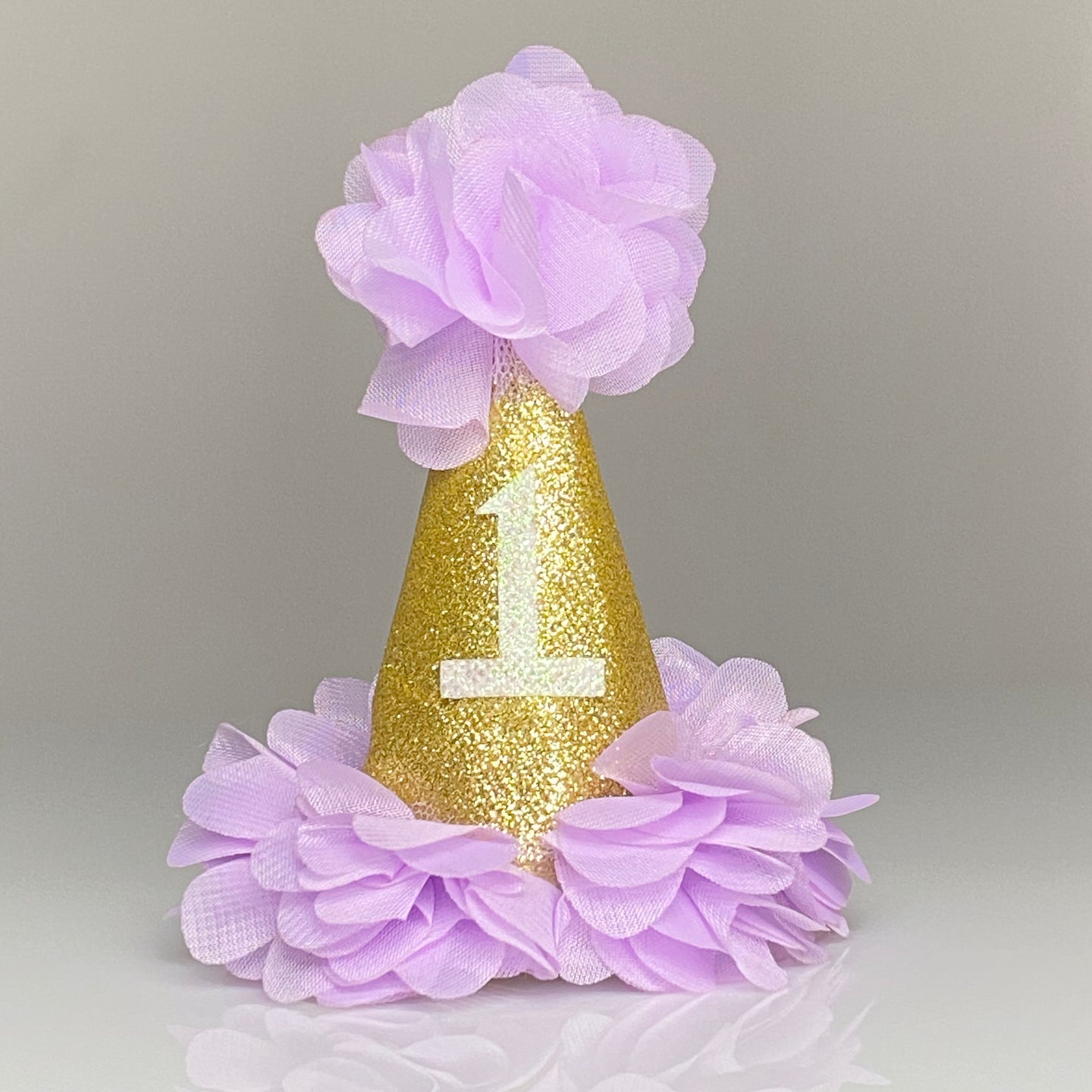 Lavender - 1st. Birthday Party Hat -  Fantastic Elastic Company