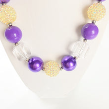 Load image into Gallery viewer, Purple-licious - Bubblegum Necklace -  Fantastic Elastic Company
